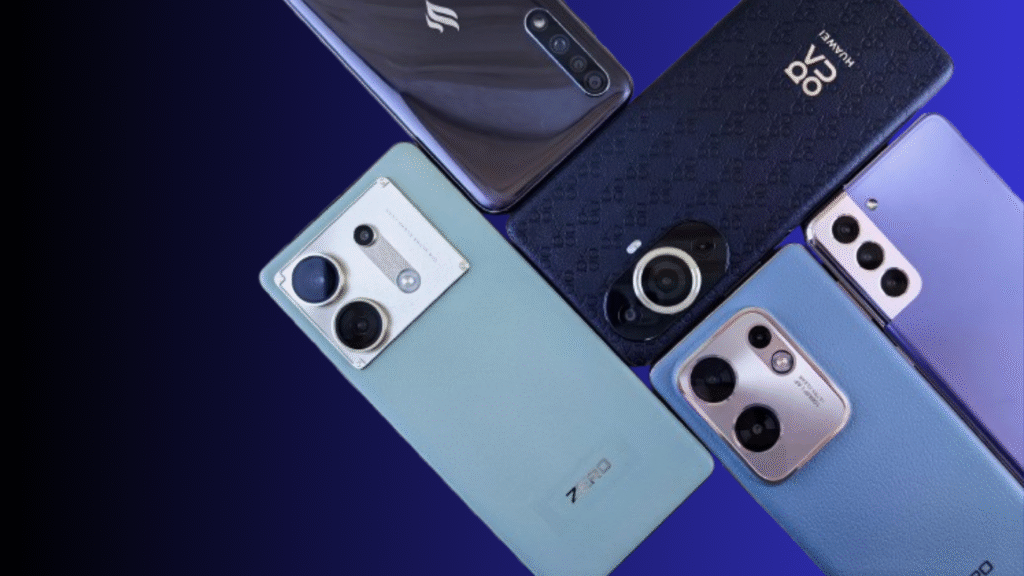 Tech reviewer creating smartphone buying guide 2025 video